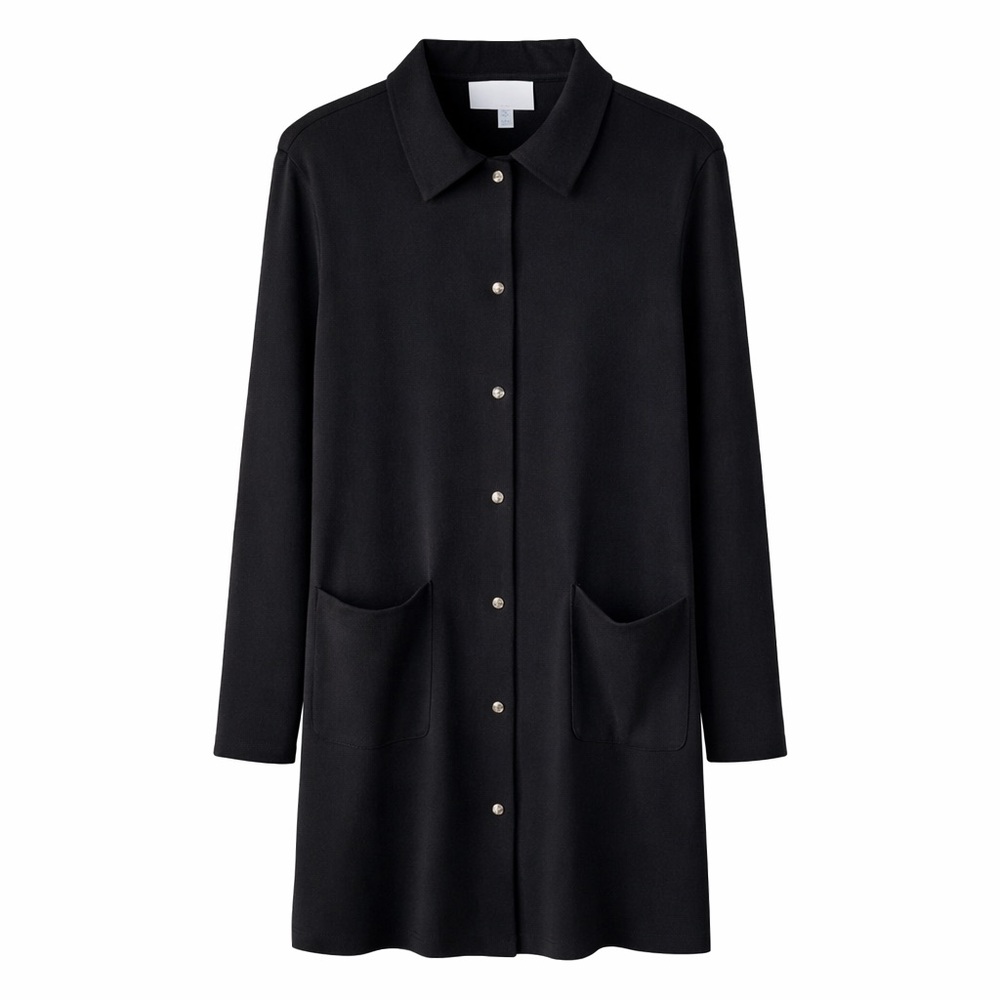 Carolina Bell Black Shirt Jacket